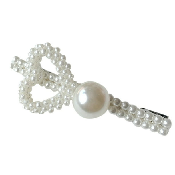 Pearl  Letters Hair Clip Slide Hair Pin Barrette Bridal Hair Accessory New